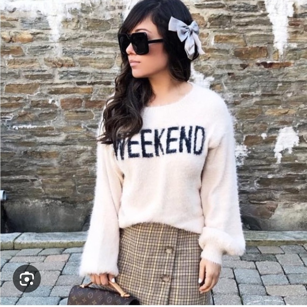 American Eagle, Cozy Cream Weekend Sweater